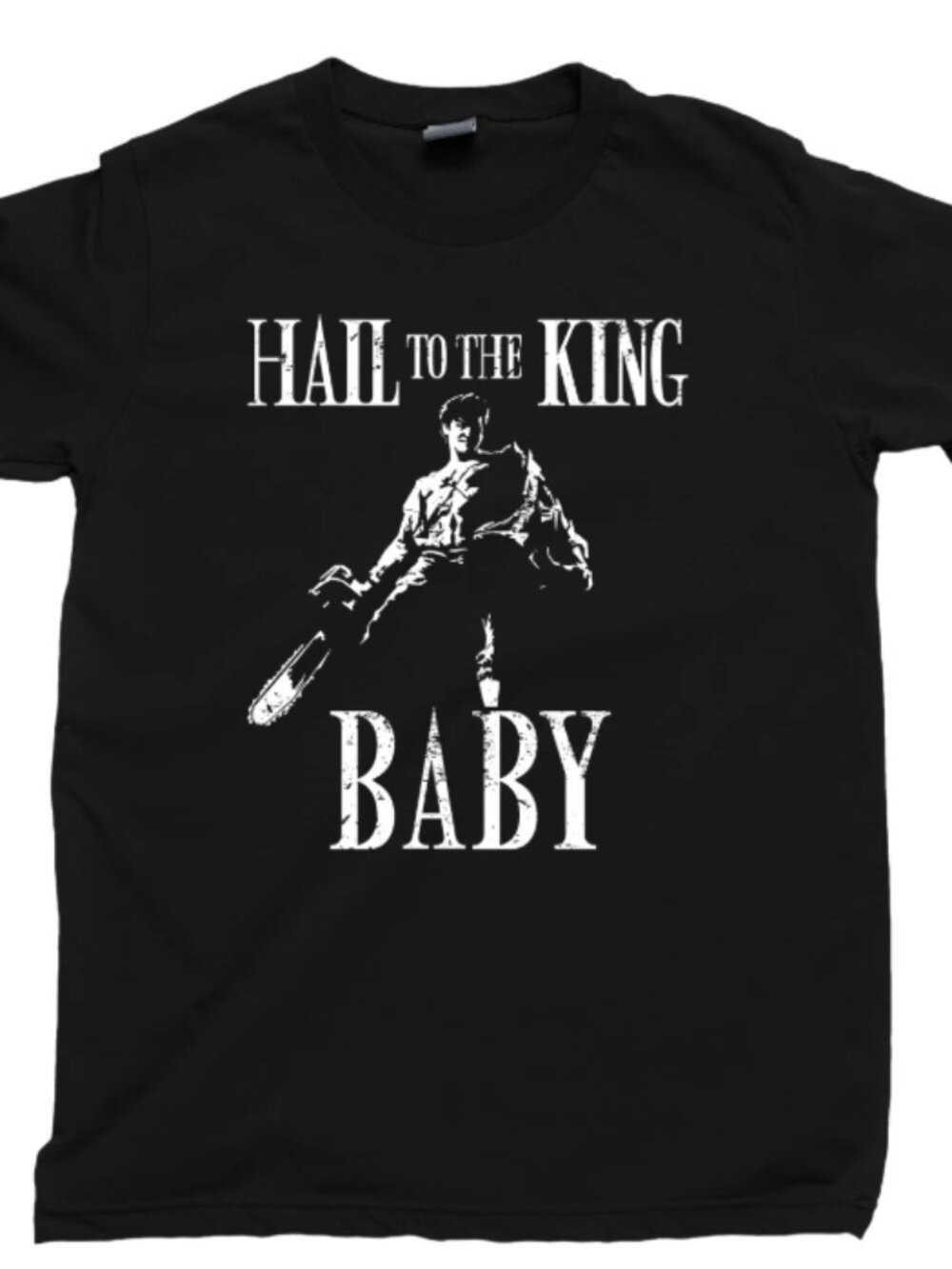 Hall the King T-Shirt Black Size L Casual Tee